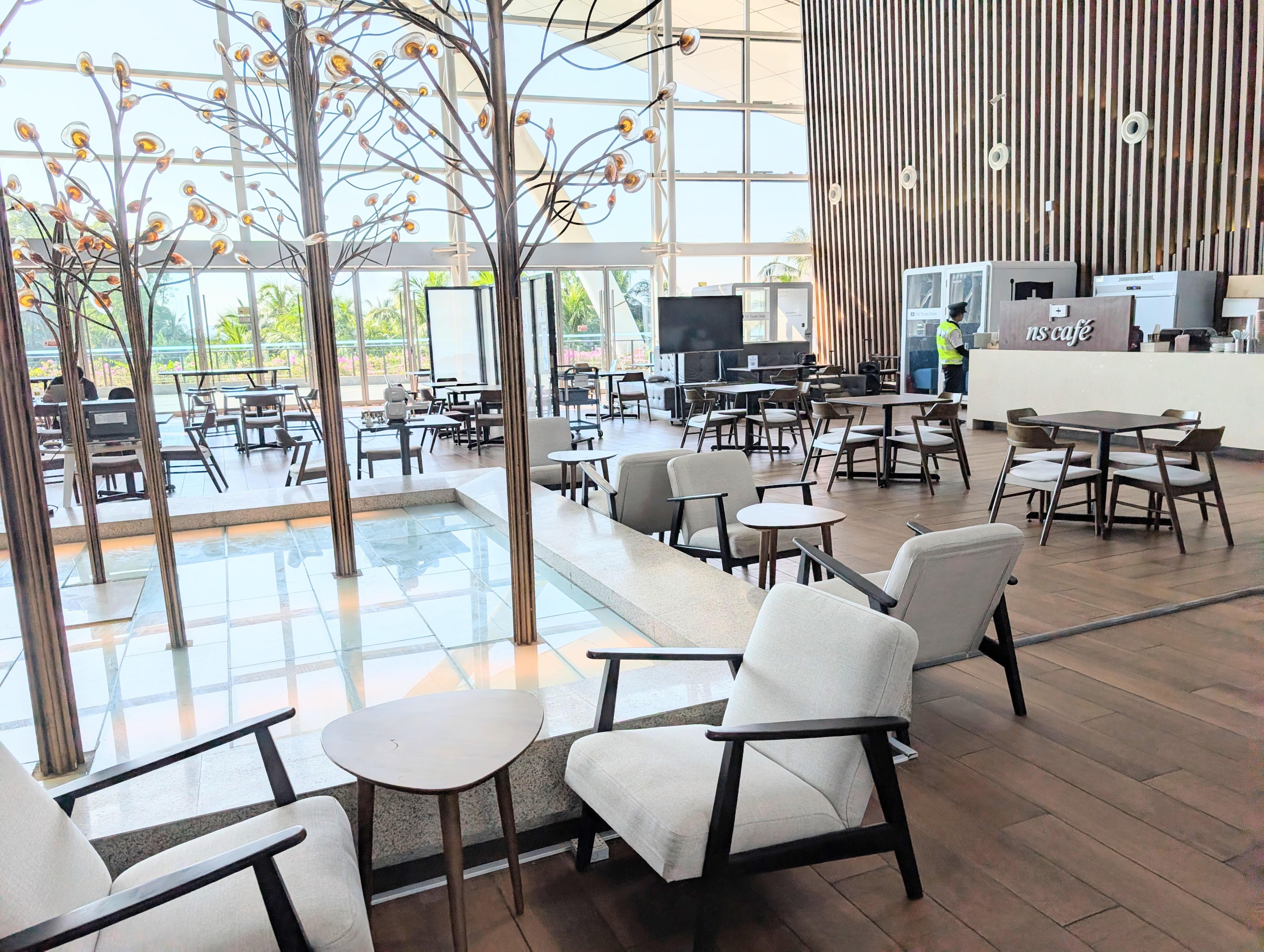 NS Cafe lobby lounge at Network School